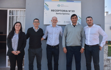 EL ADMINISTRADOR GENERAL DANILO GUALTIERI ESTE VIERNES VISITÓ LAS RECEPTORÍAS DE SANTA SYLVINA Y CORONEL DU GRATY.