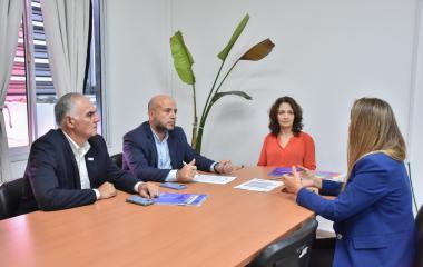 Firma de convenio con Banco del Chaco